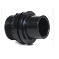 Waterco 4 in. Black Bulkhead Fitting 12221007